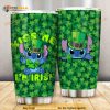 Stitch Kiss Me IM Irish Gift For Lover Day Travel Coffee Tumbler