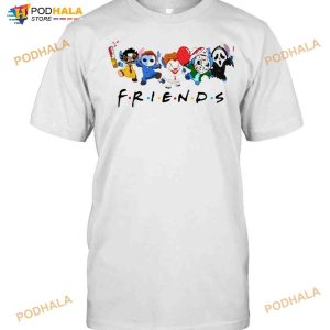 Stitch Mashup Horror Halloween Friends Character Halloween Shirt
