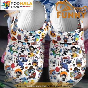 Stitch Pattern 3D Halloween Crocs