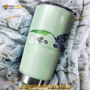 Stitch With Totoro Friends Gift For Lover Day Travel Coffee Tumbler