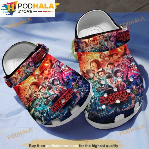 Stranger Things Season 4 Funny 3D Funny Clog Shoes