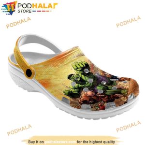 Strength Hulk Gifts 3D Funny Clogs