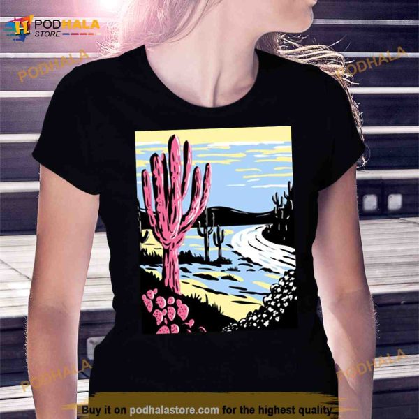 Subtle Pansexual Pride Desert Scenery Pride Flag Lgbt Shirt
