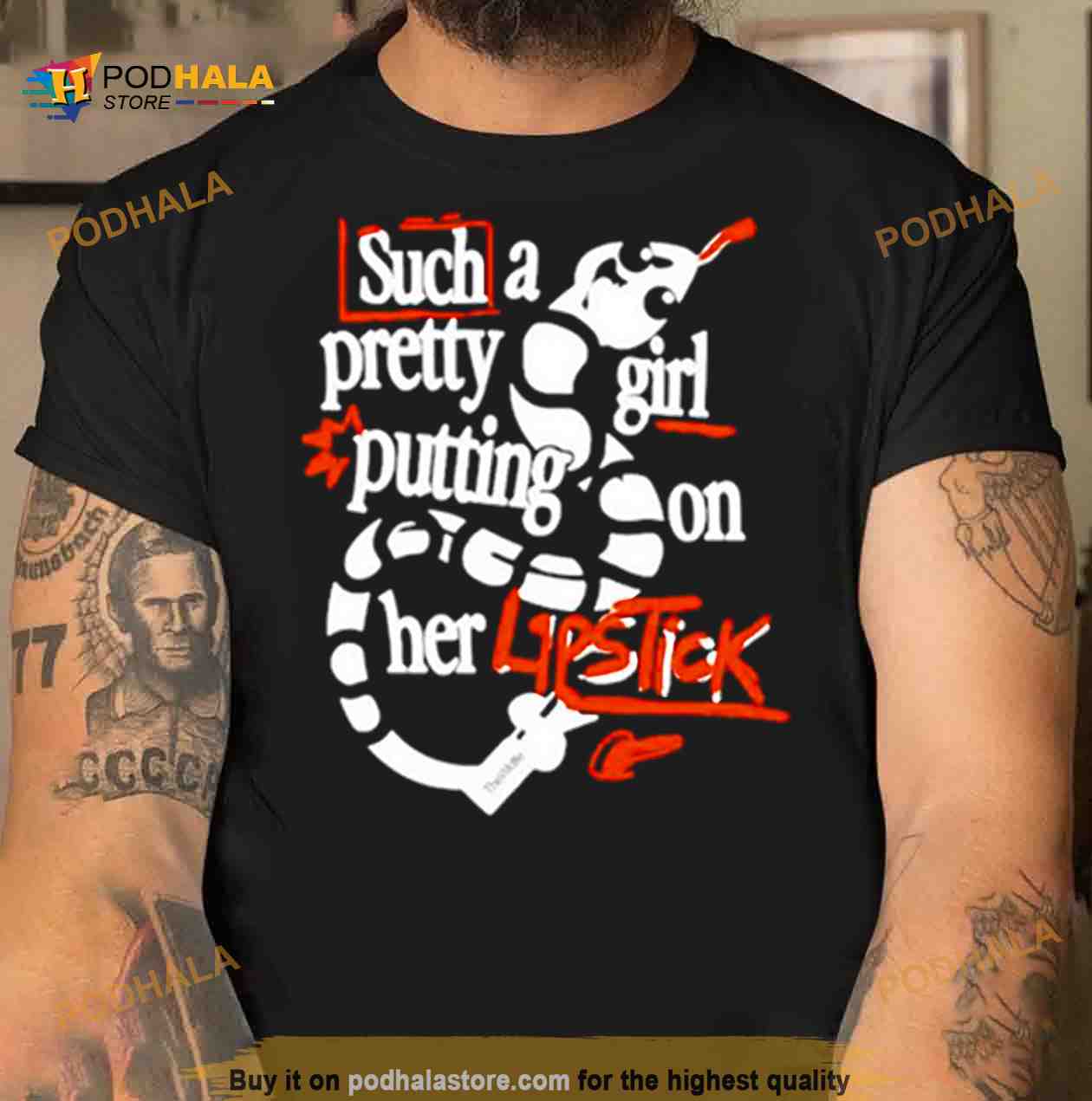 Such a Pretty Girl putting on her Lipstick Shirt Such a Pretty Girl putting on her Lipstick Shirt