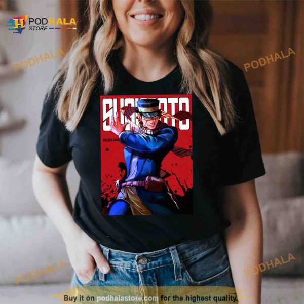 Sugimoto Red Comic Design Shirt