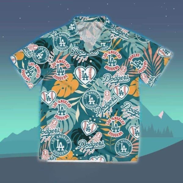 Summer Aloha Los Angeles Dodgers MLB Hawaiian Shirt Beach Gift For Dad