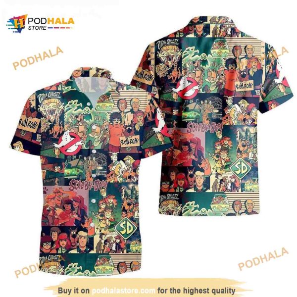 Summer Aloha Scooby Doo Funny Hawaiian Shirt, Beach Gift For Dad