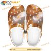 Summer Caramel 80s Retro Groovy Marble 3D Funny Clog Shoes