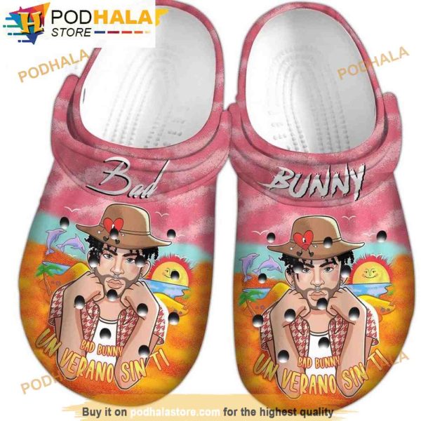 Summer Un Verano Sin Ti Bad Bunny 3D Funny Clog