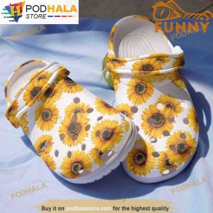 Sunflower 3D Funny Crocs Women’s