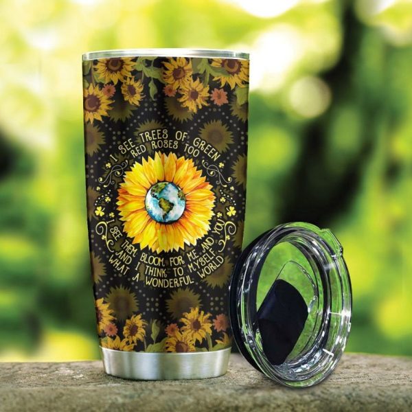 Sunflower Coffee Tumbler All Over Print