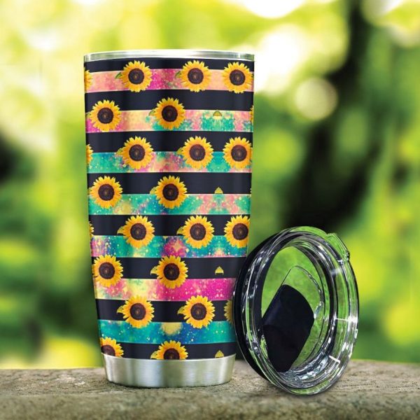 Sunflower Gift Travel Coffee Tumbler All Over Print