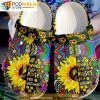 Sunflower Hippie Floral 3D Funny Crocs