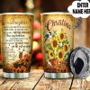Sunflower Personalized Gift Travel Coffee Tumbler