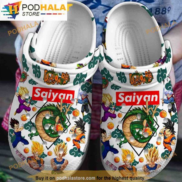 Supper Saiyan Dragon Ball Z 3D Funny Crocs Slippers