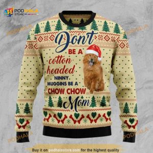 Sweater Xmas Chow Chow Mom 3D, Xmas Gifts