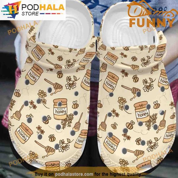 Sweet As Honey Bee 3D Funny Clog