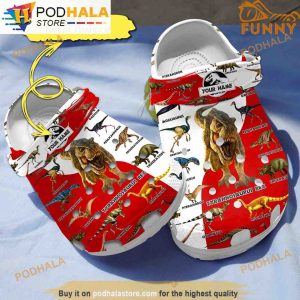 T Rex 3D Funny Crocs