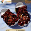 T Rex Fire Art Dinosaur 3D Funny Crocs