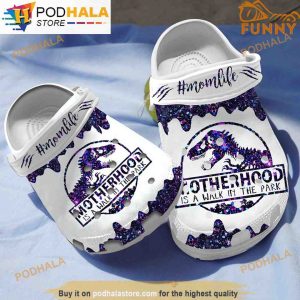T Rex Motherhood Dinosaur 3D Funny Crocs