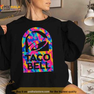 Taco Bell Merch Taco Bell Pattern Logo Shirt