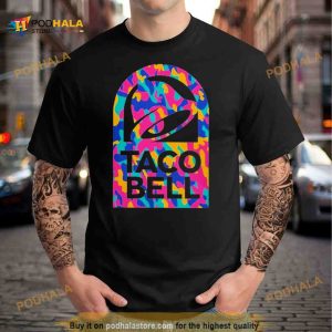 Taco Bell Merch Taco Bell Pattern Logo Shirt 2