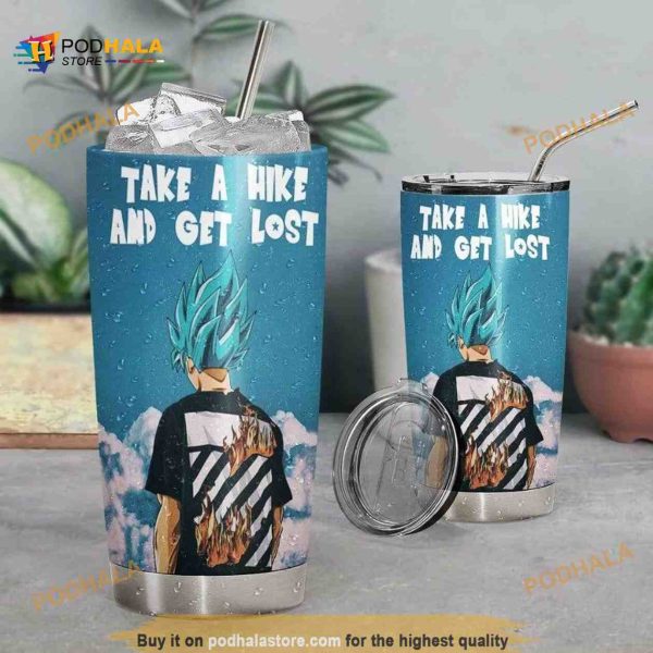 Take A Hike And Get Lost Anime Gift Travel Coffee Tumbler
