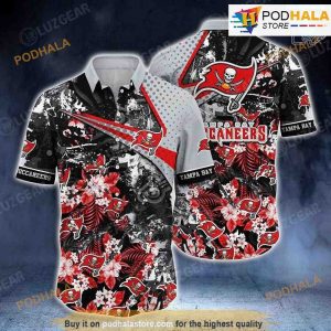 Tampa Bay Buccaneers NFL Hawaiian Shirt, Tropical Patterns Summer For Sports Fans NFL