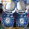 Tampa Bay Lightning Dark Blue NHL 3D Funny Crocs Clog Shoes