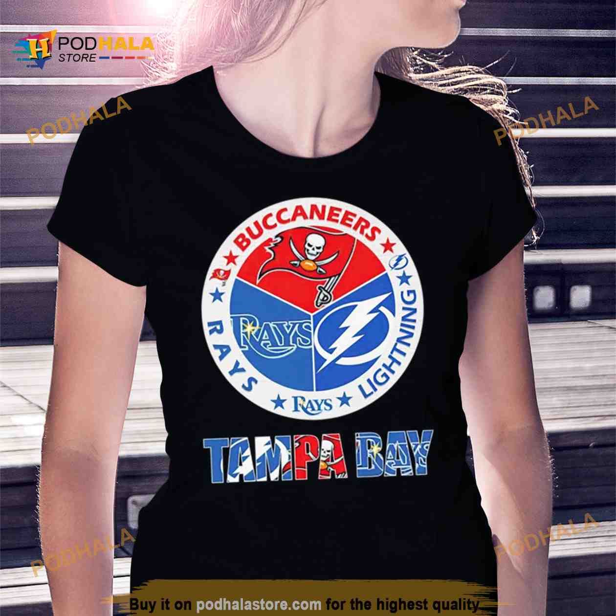 Tampa Bay Rays Buccaneers Lightning Rays logo Shirt Tampa Bay Rays Buccaneers Lightning Rays logo Shirt