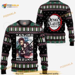 Tanjiro And Nezuko Ugly Christmas Demon Slayer Anime Sweater