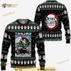Tanjiro Kamado Ugly Christmas Demon Slayer Anime Sweater
