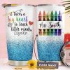 Teacher Personalized It Takes A Big Heart Little Minds Coffee Tumbler