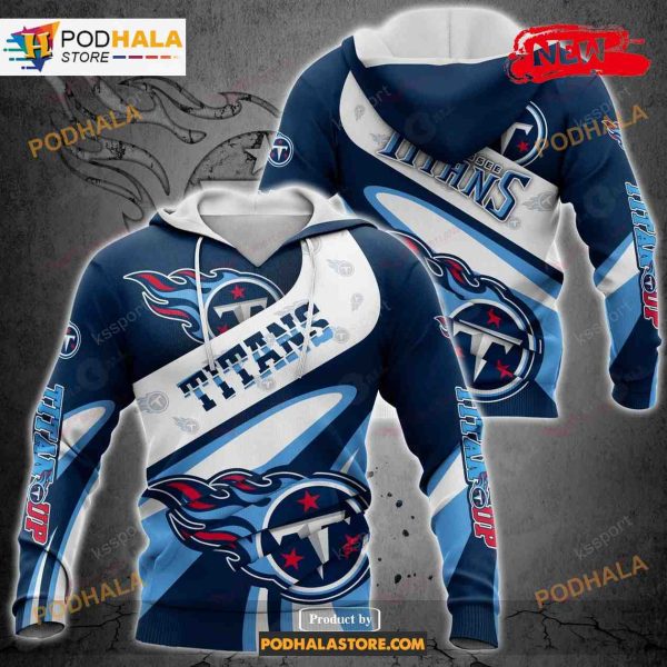 Tennessee Titans Luxury Style For Sports Fans NFL Hoodie 3D