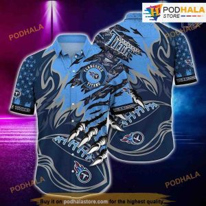 Tennessee Titans NFL Hawaiian Shirt, Style Vintage Summer Beach Shirt Gift