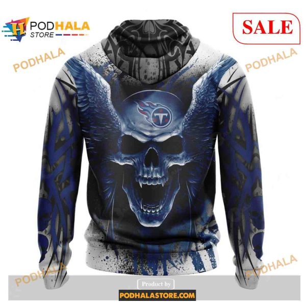 Tennessee Titans Special Kits With Skull Art Shirt NFL Hoodie 3D