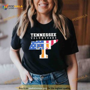 Tennessee Volunteers logo USA flag 2023 Shirt