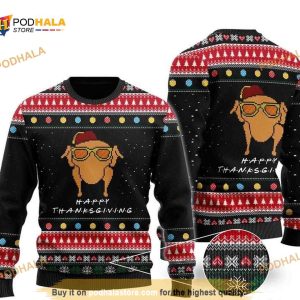 Thanksgiving Turkey Christmas Wool Sweater, Xmas Gifts
