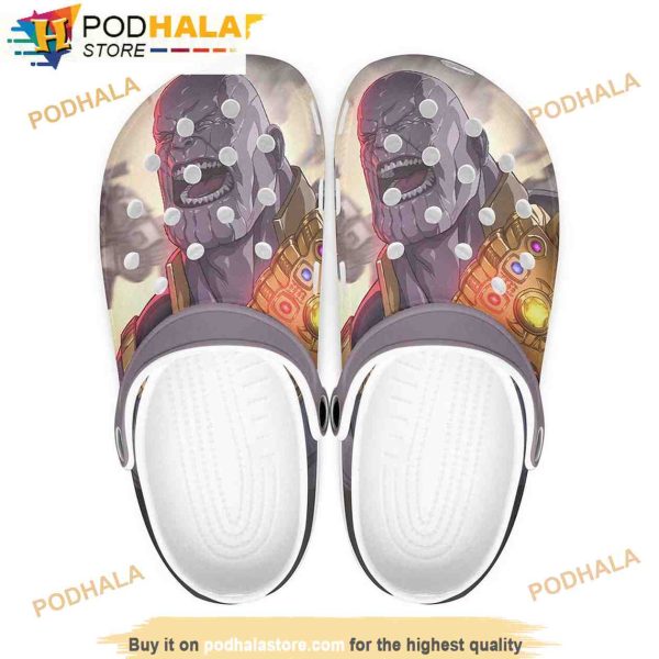 Thanos Avengers 3D Funny Crocs Clog Shoes