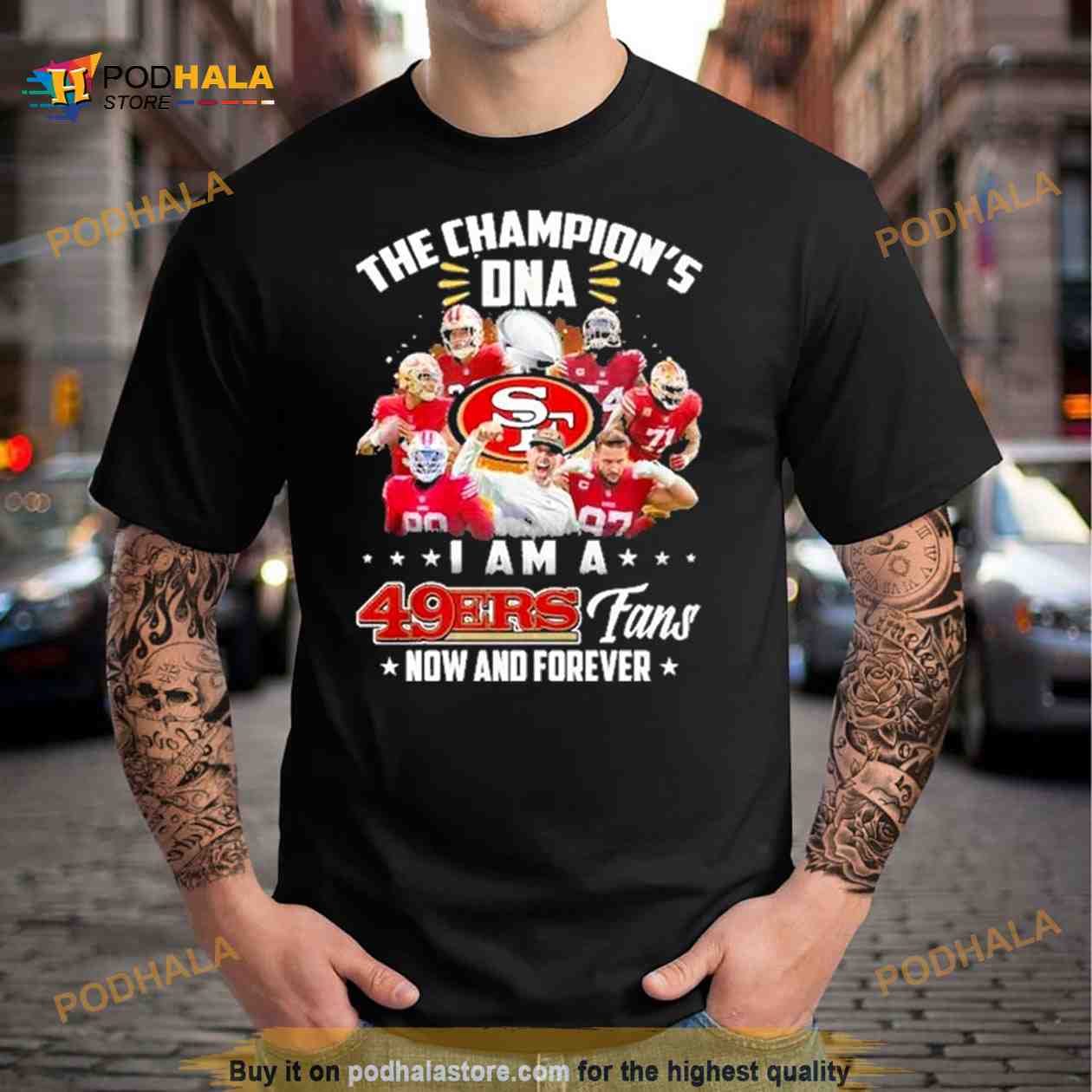 Official the Champions DNA I Am A San Francisco 49ers Fan Now And