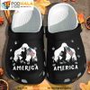 The Forest America Bigfoot 3D Funny Crocs