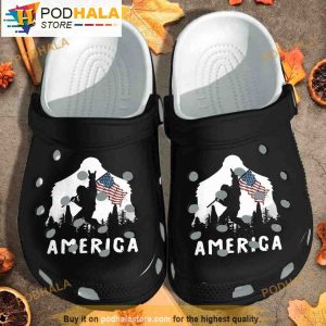 The Forest America Bigfoot 3D Funny Crocs