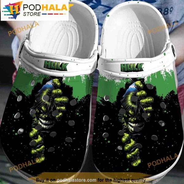 The Green Incredible Hulk Avengers 3D Funny Crocs