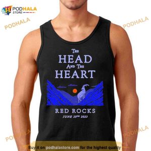 The Head And The Heart June 29 2023 Red Rocks Morrison Co Tour Shirt 2
