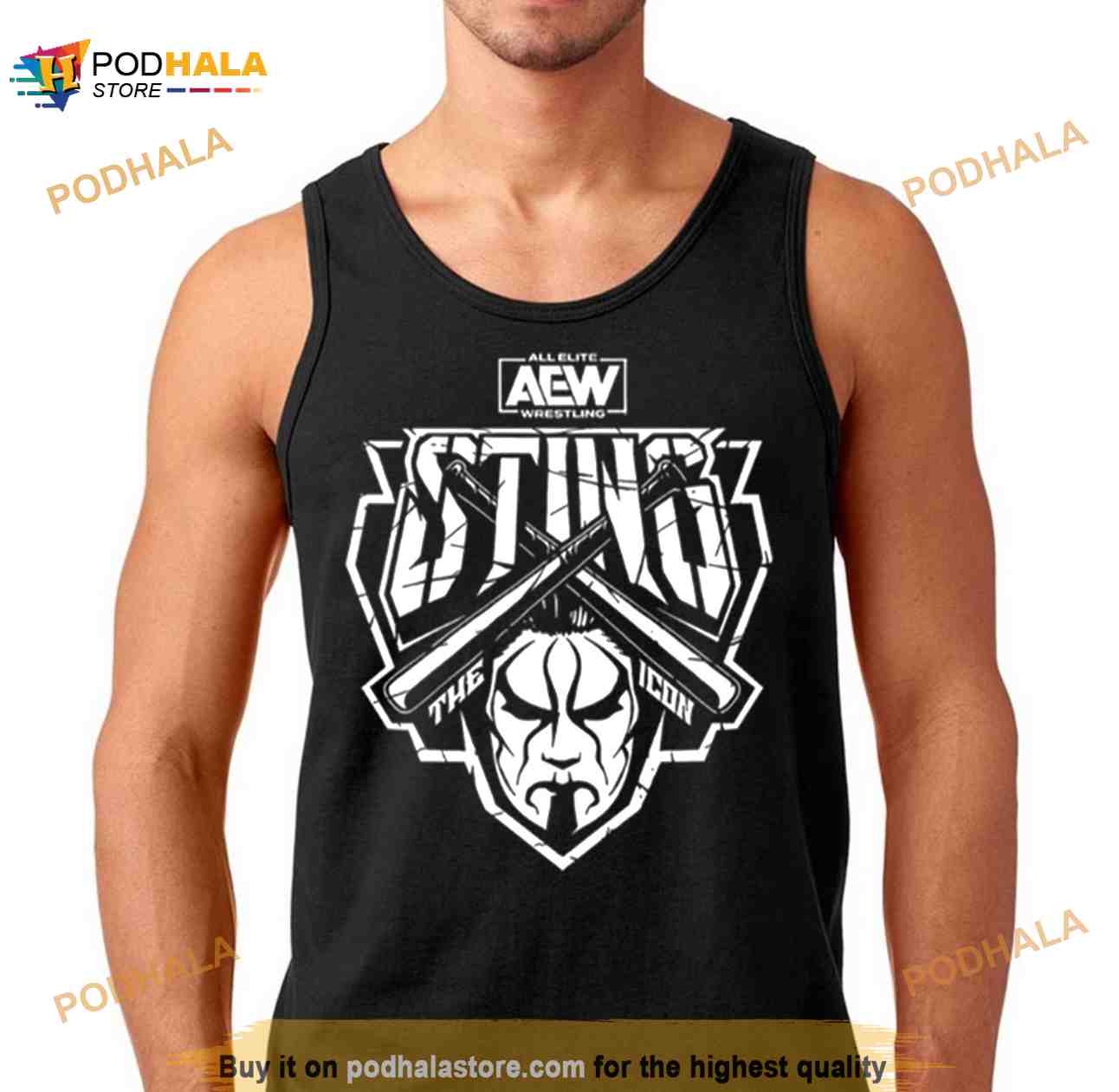 The Icon Logo Sting Wrestling Shirt The Icon Logo Sting Wrestling Shirt
