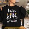 The LSU Tigers Abbey Road 2023 National Champions Signatures Shirt
