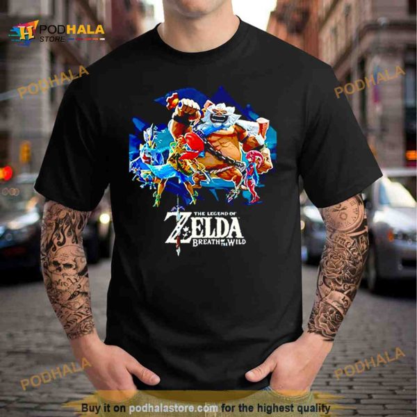The Legend of Zelda Breath of The Wild Characters Shirt