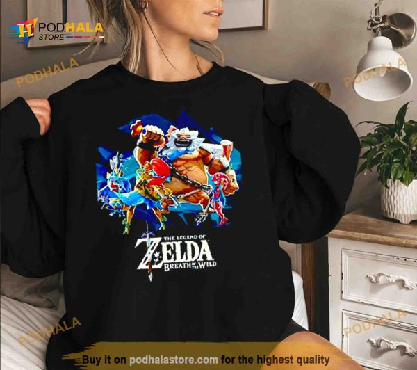 The Legend of Zelda Breath of The Wild Characters Shirt