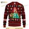 The Little Mermaid Ariel Princess Ugly Christmas Wool Sweater, Xmas Gifts