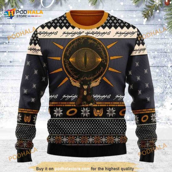The Lord Of The Rings Burden Ugly Christmas Wool Sweater, Xmas Gifts